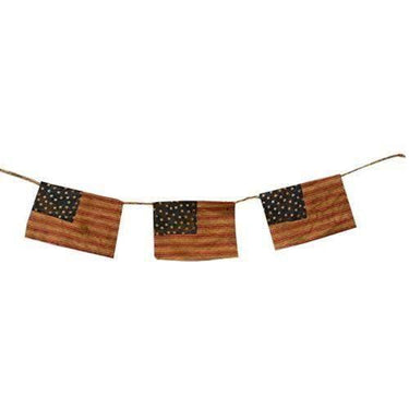 Americana 3 Flag Banner - The Fox Decor